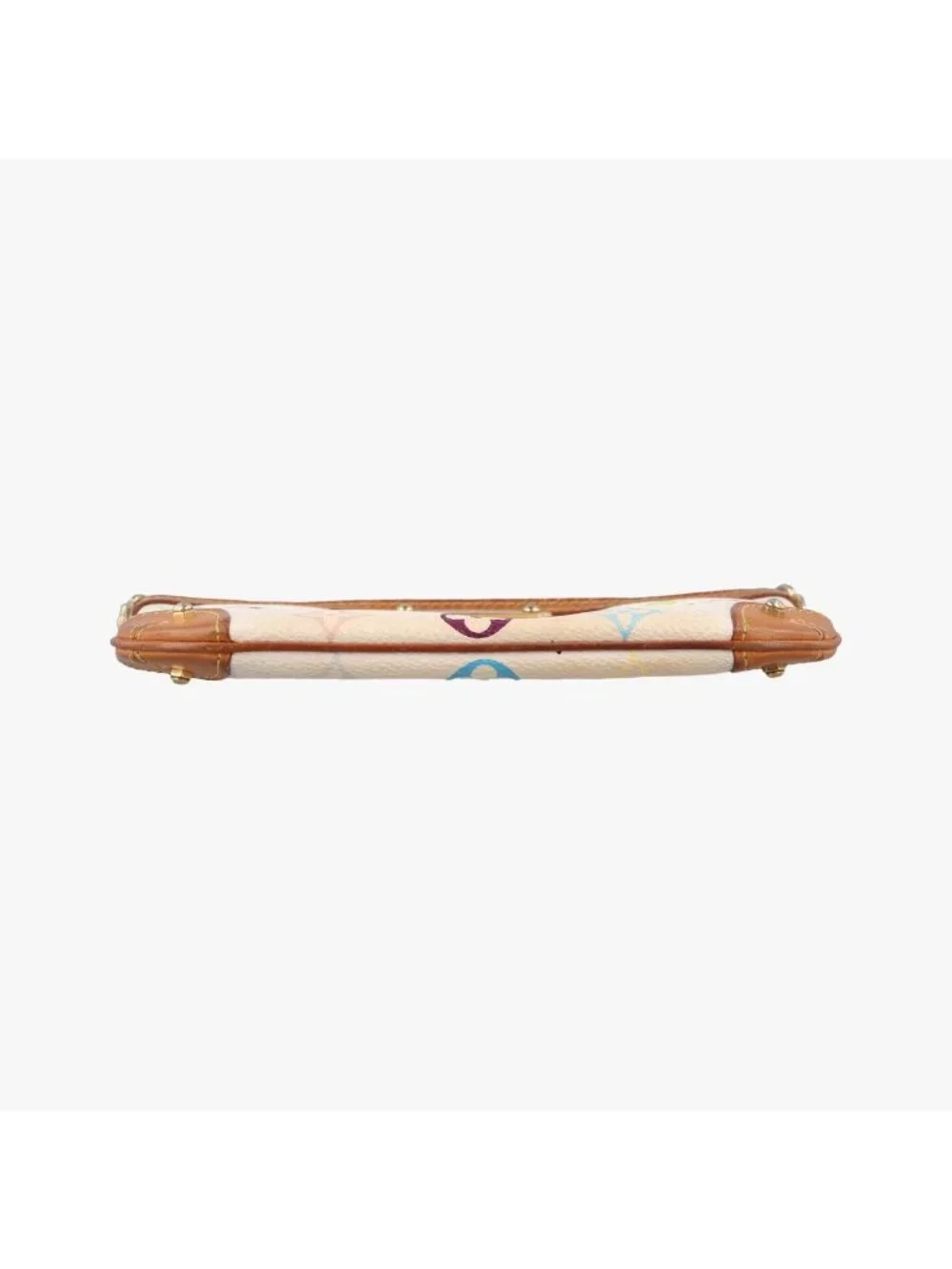 Louis Vuitton Pochette Mirror MM Blanc Monogram Multicolor Handbag